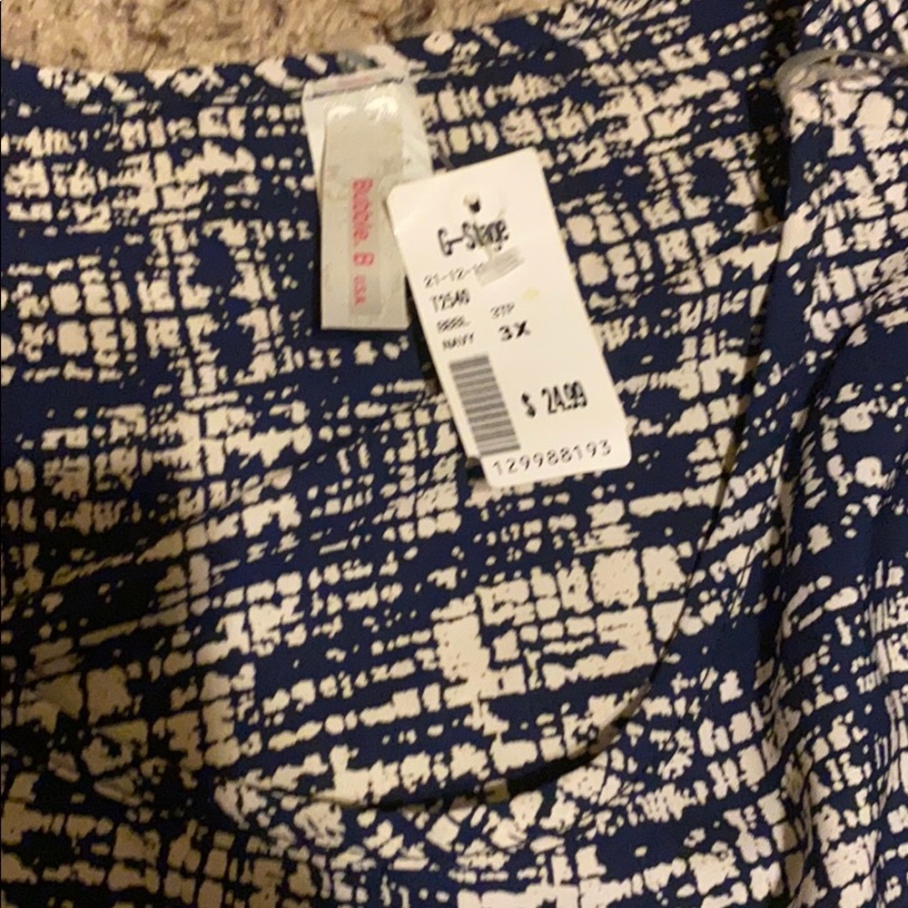Double printed blouse - Picture 3 of 3